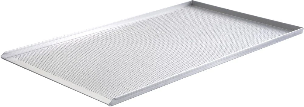 Null Schneider Backblech Aluminium, 580 X 980 Mm, Gelocht 3 Mm 3 Rand, Kurze Seite Offen, Randhöhe 25 Mm – Bild 2