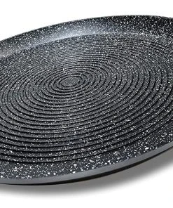 Null Alu Guss Brotpfanne Pizza Brot Grill Pfanne Ø36cm Induktion Bratpfanne