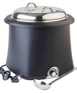 APS Suppentopf/ Elektrischer Suppentopf/ Kochtopf/ SuppenkesselØ 38 Cm, H: 36,5 Cm, 10 Liter