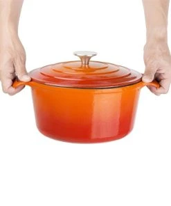 Vogue Runder Schmortopf Orange Groß -HENDI-Geschäft 08f128fb 113c 4556 96ed 8b2d9e1b2120