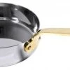 Contacto 2x Mini Bratpfanne 12 Cm Edelstahl Mit Messinggriff