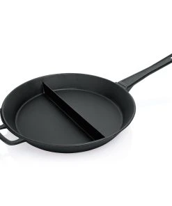 Was-germany WAS Germany - Riesenpfanne Cast Iron Giant, Mit Mittelsteg, Ø 80 Cm, Gusseisen (5055803)