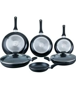 Null 10-Teiliges Marmorbeschichtetes Kochgeschirr-Set - Schwarz 12 Null 10-Teiliges Marmorbeschichtetes Kochgeschirr-Set - Schwarz -HENDI-Geschäft 0e308ccf 8629 4a7f ba79 ca4fd91ef966 1