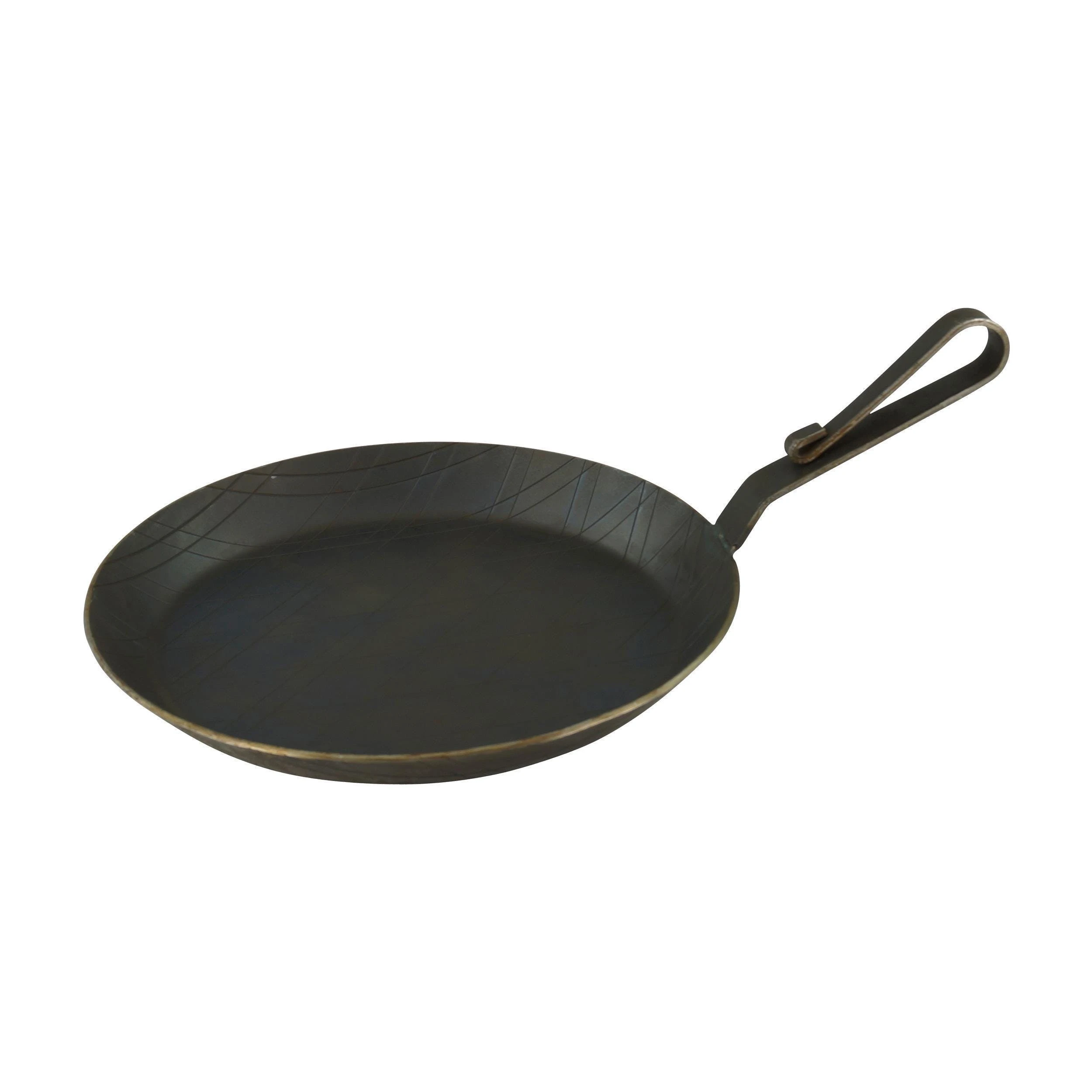 Gvk-eco Servierpfanne Aus Schmiedeeisen Mit Gebogenem Hakenstiel Ø 24 Cm 4 Stück 5 Gvk-eco Servierpfanne Aus Schmiedeeisen Mit Gebogenem Hakenstiel Ø 24 Cm 4 Stück – Bild 3