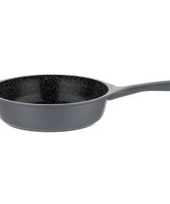 Null SchĂ€fer Bratpfanne Ă28cm 3,9L Aluminium Phenolharz Pfanne Induktion Antihaft Beschichtung Silber
