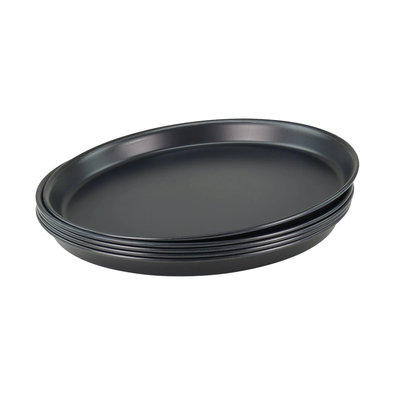 Gvk-eco 10 StückPizzablech Rund Aus Blaublech Ø 24cm Schwere Profiqualität – Bild 2