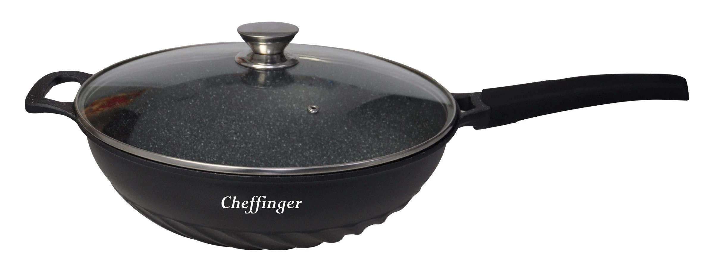 Null Cheffinger Bratpfanne Induktion Antikratz Pfanne Marmor 20 Cm – Bild 5