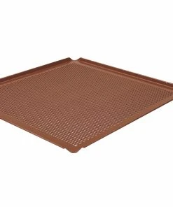 Schneider® Schneider Backbleche GN2/3, Alu, Silikon-Beschichtung, Lochung 3 Mm 354mm X 325mm X 10mm