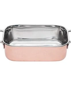 Stalgast Mini-Bräter, Außen Kupferfarben, 14,5 X 9,5 X 4,5 Cm (BxTxH)