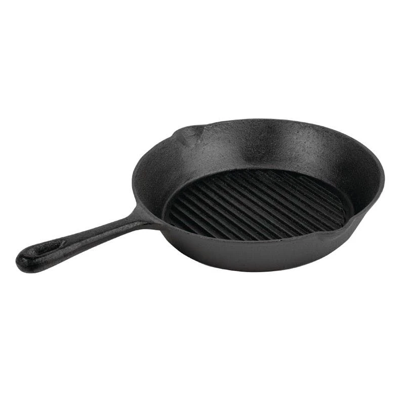 Klarstein Canadienne Runde Grillpfanne Geriffelt 35 X 3 Cm (ØxH) Gusseisen Schwarz – Bild 2