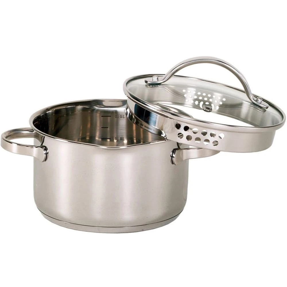 Kruger Krüger Stieltopf Aus Rostfreiem Edelstahl Fassung 600ml 12cm – Bild 5