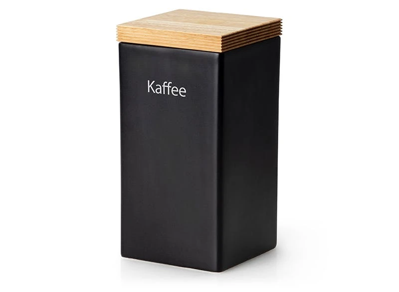 Null Continenta | Vorratsdose Kaffee, Keramik 4 Null Continenta | Vorratsdose Kaffee, Keramik – Bild 2