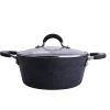 Null AMERCOOK | Rockstone Kochtopf 28cm Mit Deckel | Schiefernoptik | Für Alle Herdarten | Cooking Pot | Induktion Geeignet | Griffe Aus Edelstahl -HENDI-Geschäft 2568d5ab 00d1 4476 bd0f 0fc99623d798 1