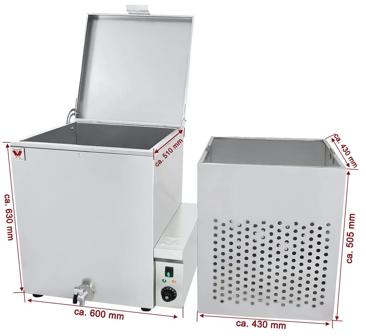 Beeketal Geflügel Brühkessel Brühautomat GBA120 – Bild 7