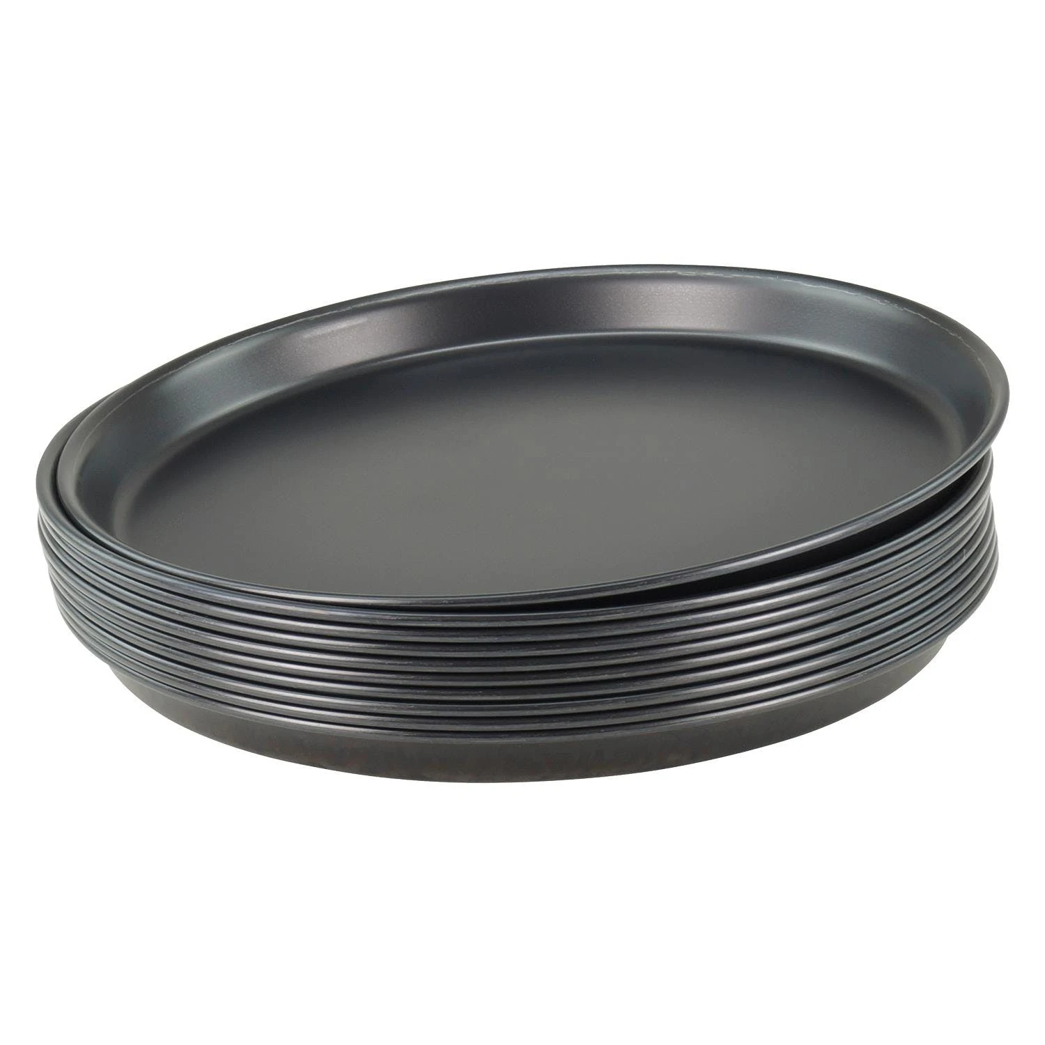 Gvk-eco 10 Stück Pizzablech Rund Aus Blaublech Ø 30 Cm Schwere Profiqualität 3 Gvk-eco 10 Stück Pizzablech Rund Aus Blaublech Ø 30 Cm Schwere Profiqualität