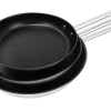 Metro-professional METRO Professional Pfannenset 3 Tlg., Edelstahl, Ø 24/ 28/ 32 Cm, Antihaftbeshichtung, Induktion