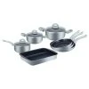 Null 10-Teiliges Marmorbeschichtetes Kochgeschirr-Set - Silber 1 Null 10-Teiliges Marmorbeschichtetes Kochgeschirr-Set - Silber -HENDI-Geschäft 3010142b 8f18 4bfa 8ccf 7caf924fe2c0 2