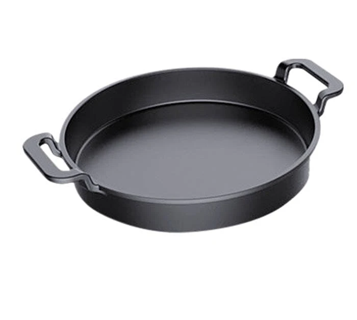 Klarstein Canadienne Runde Grillpfanne Geriffelt 35 X 3 Cm (ØxH) Gusseisen Schwarz – Bild 5