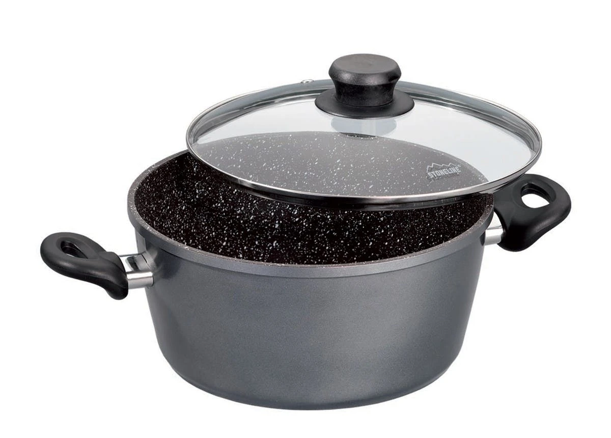 Null Universal-Glasdeckel "Saphir" 24 Cm Mit Schwarzem Silikonrand – Bild 7