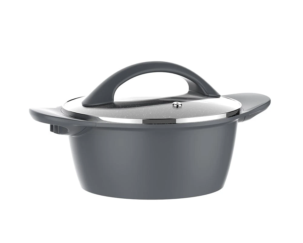 Null 2,4 - 4,5 - 6L Kochtopf Set Suppentopf Antihaft Schmortopf Aluguss Bratentopf 4 Null 2,4 - 4,5 - 6L Kochtopf Set Suppentopf Antihaft Schmortopf Aluguss Bratentopf – Bild 2