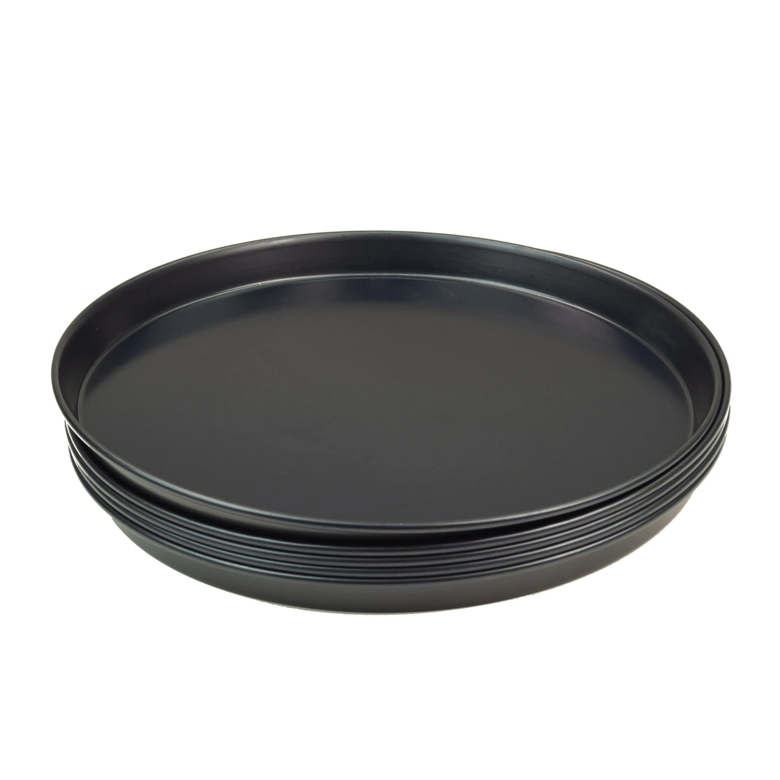 Gvk-eco 10 Stück Pizzablech Rund Aus Blaublech Ø 30 Cm Schwere Profiqualität 8 Gvk-eco 10 Stück Pizzablech Rund Aus Blaublech Ø 30 Cm Schwere Profiqualität – Bild 6