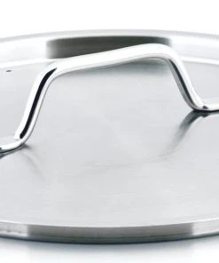 Metro-professional METRO Professional Topfdeckel HS-LD40, Edelstahl, Ø 40 Cm, Mit Dampföffnung, Ofenfest