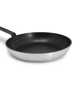 Metro-professional METRO Professional Bratpfanne, Aluminium, Antihaftbeschichtung, Ø 36 Cm, Rund, Silber/ Schwarz