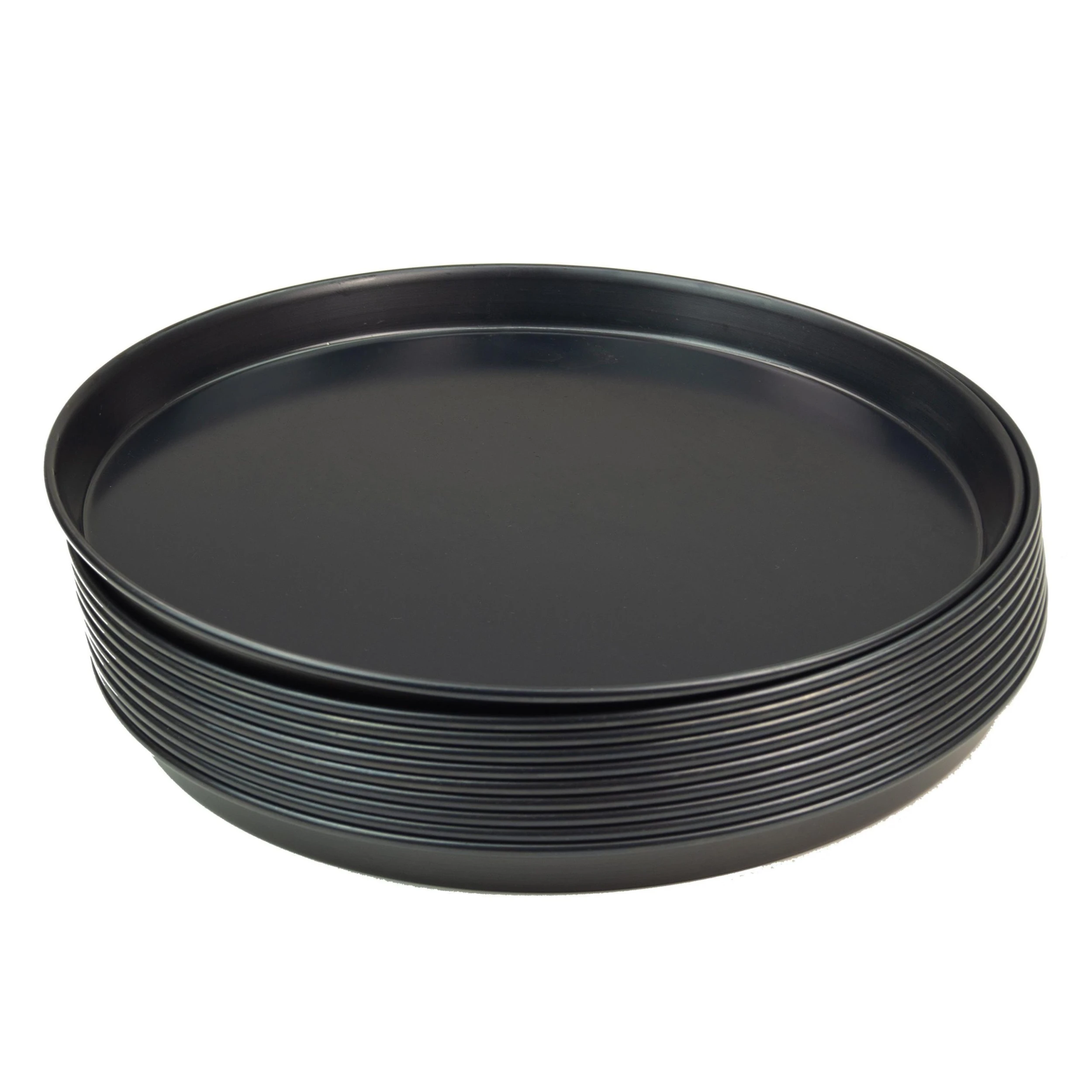 Gvk-eco 10 StückPizzablech Rund Aus Blaublech Ø 24cm Schwere Profiqualität – Bild 3