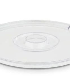 4x APS Deckel Mit Löffelaussparung. Ø: 265 Mm. Material: SAN