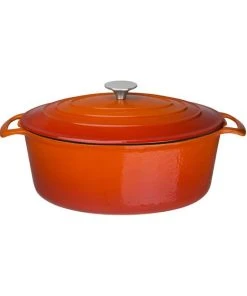 Vogue Runder Schmortopf Orange Groß -HENDI-Geschäft 3ff9505c 3b4d 4afd a288 16181bfe594b 1