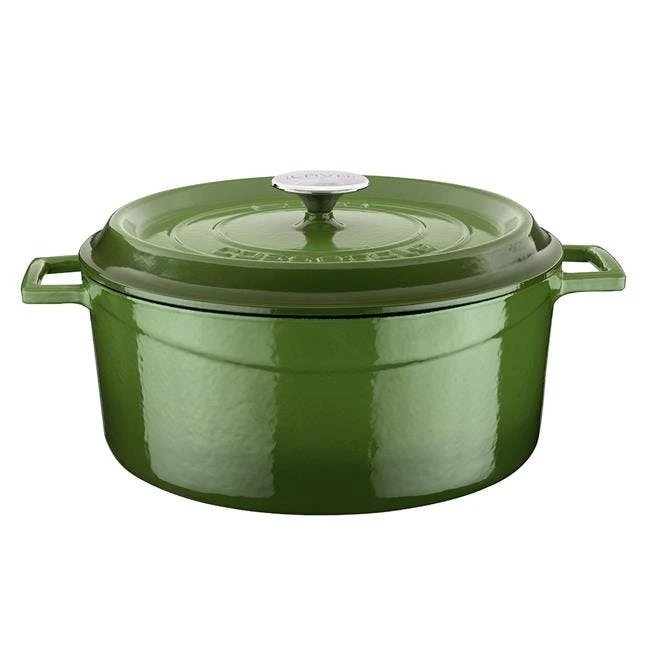 Null Gusseisentopf Rund In Blau 6,7L Von CHEFGASTRO 4 Null Gusseisentopf Rund In Blau 6,7L Von CHEFGASTRO – Bild 2