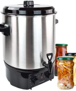 Syntrox-germany Einkochautomat Glühweinkocher 27 Liter Edelstahl