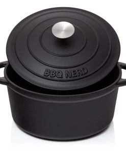 Null BBQ-Nerd© Bräter Mit Deckel (oval, 33x26 Cm) aus Gusseisen 6,4 L | Bratentopf Kochtopf Gusseisentopf Schmortopf | Cocotte Zum Langsamen Garen -HENDI-Geschäft 43b22605 5e89 4126 bde1 307b8b7e6cfb