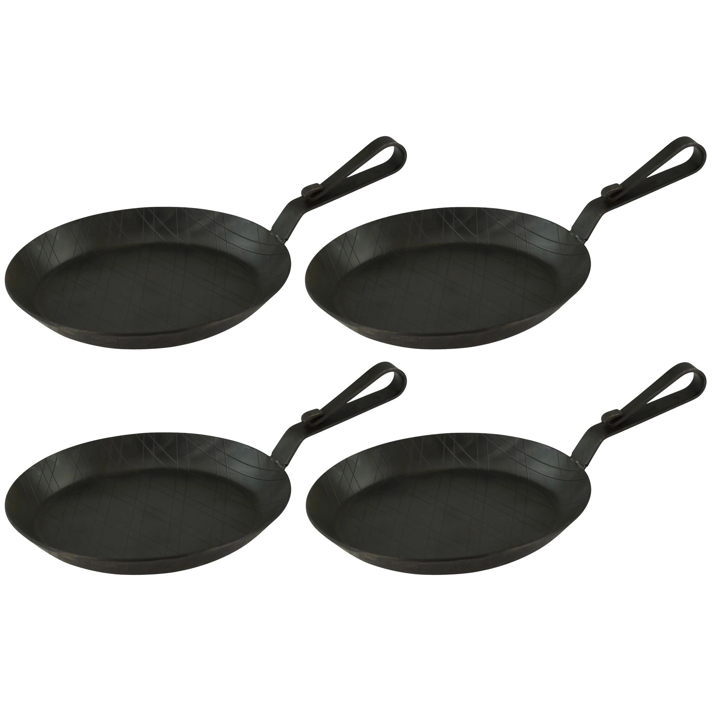 Gvk-eco Servierpfanne Aus Schmiedeeisen Mit Gebogenem Hakenstiel Ø 24 Cm 2 Stück – Bild 4