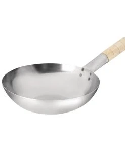 Vogue Stahl Wok Runder Boden 35,5cm -HENDI-Geschäft 481dfe9a 1b81 4a8c 8360 40aa89f111d4 6