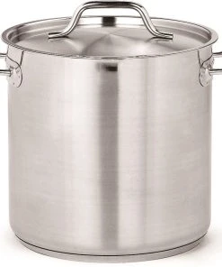 Null Gemüsetopf Hoch Edelstahl + Deckel Ø 36 36L