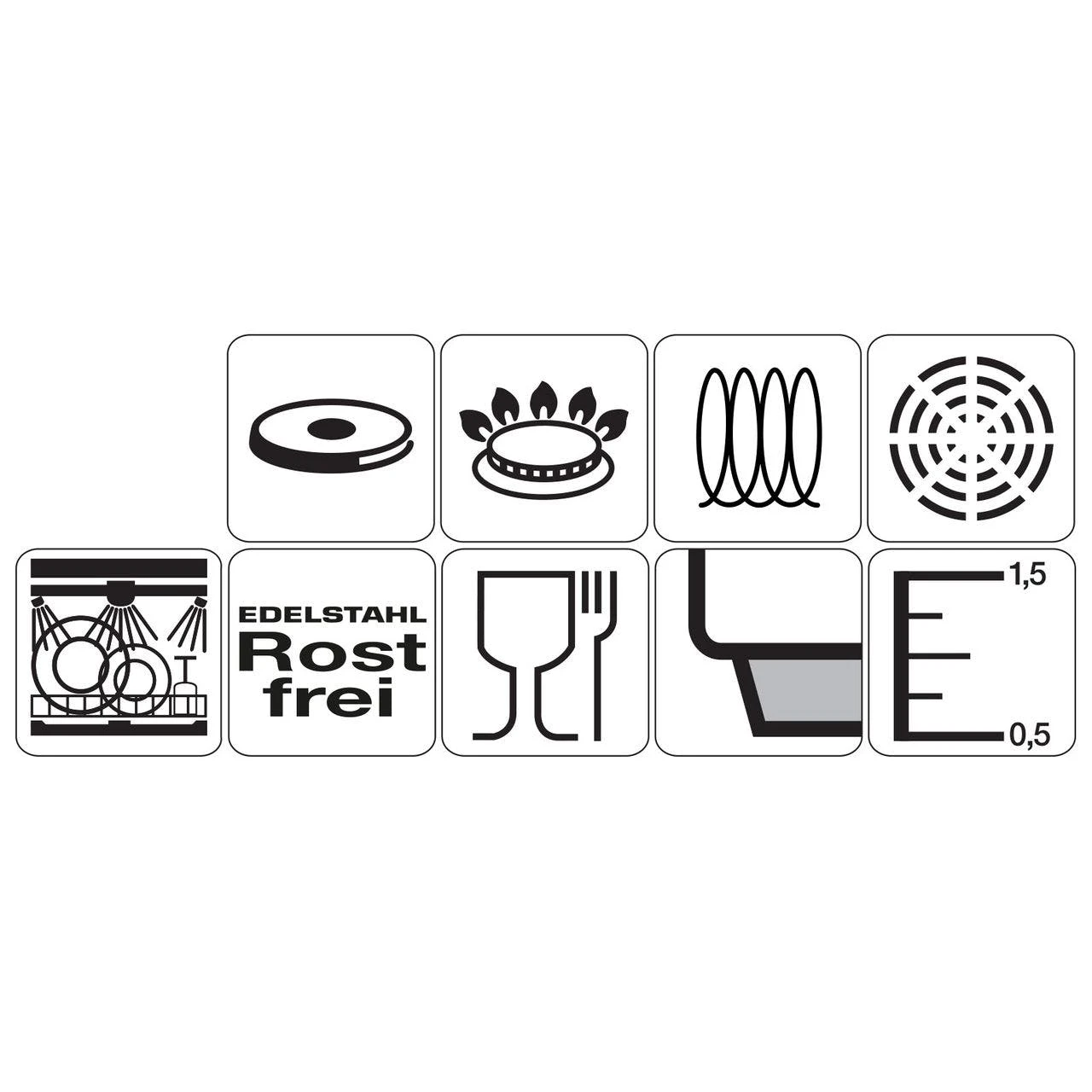 Null SSW Vitalo Dampfgarer Dampfkochtopf Kochtopf Edelstahl Ø 16 Cm 1,6 L 3-teilig – Bild 6