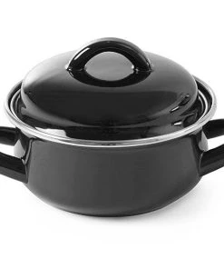 Hendi Suppen-/Sossentöpfchen - Mit Deckel Ø 135 Mm