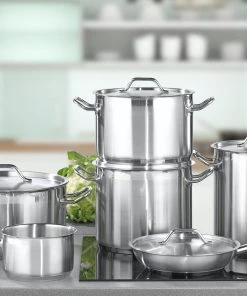 Contacto Kochtopf- Serie 2200, Edelstahl, Ø 28 Cm, 27 Cm Hoch, 16 L, Seidenmatt Gebürstet, Induktionsgeeignet -HENDI-Geschäft 5029eab1 cdcb 44e3 b85e 20540ecec0ff scaled