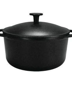 Kruger Krüger Fleischtopf Gusseisen Serie Rustica Emailleversiegelt 24cm