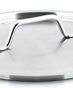 Metro-professional METRO Professional Topfdeckel HS-LD28, Edelstahl, Ø 28 Cm, Mit Dampföffnung, Ofenfest