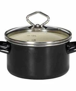 Kruger KRÜGER Triest Fleischtopf "Triest" 24 Cm Emaille Weiß