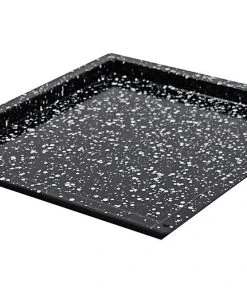 Null Backblech GN 2/3 Höhe 2 Cm - Granit-Emaille Beschichtet