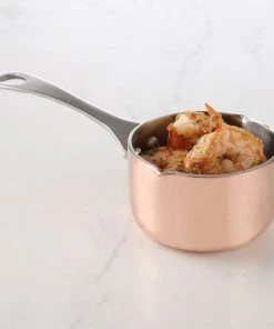 Hendi Miniatur Kasserolle Mit Ausgießer, Edelstahl, Ø 85 Mm