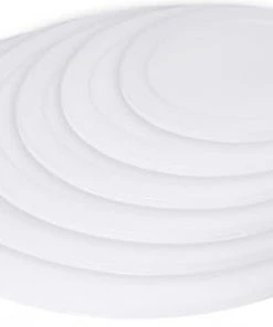 4x Contacto Deckel Zu Rührschüssel. Weiss. Durchmesser 32 Cm