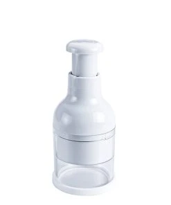 Null Zerkleinerer Zwiebelschneider Zwiebelhacker Zerkleiner Gemüsezerkleinerer Weiß