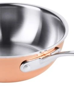 Contacto Kupfer-Sauteuse, Ø 20 Cm, Mehrschichtenaufbau Aus Edelstahl, 1.8 Liter, Induktionsgeeignet