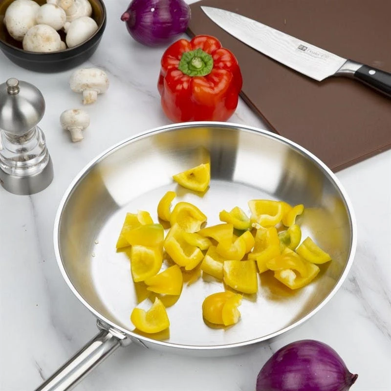 Vogue Edelstahl Bratpfanne 28cm – Bild 7