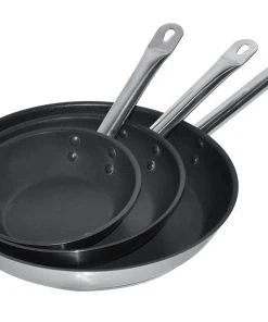 Null Bratpfanne Edelstahl Teflon Beschichtet