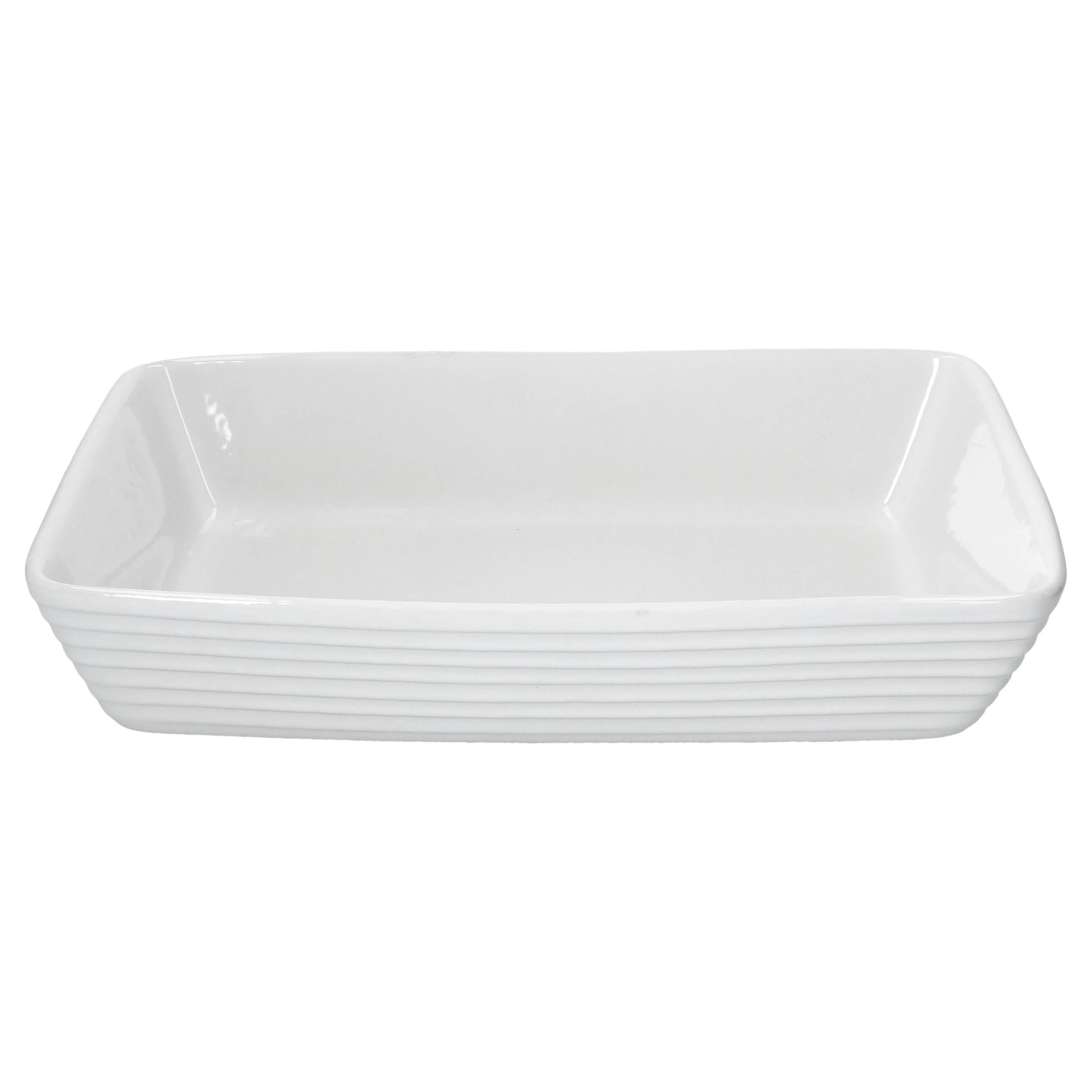 Null Arte Regal Auflaufform Nr. 01 Weiß Oval Mit Henkel Groß - 03845 – Bild 5